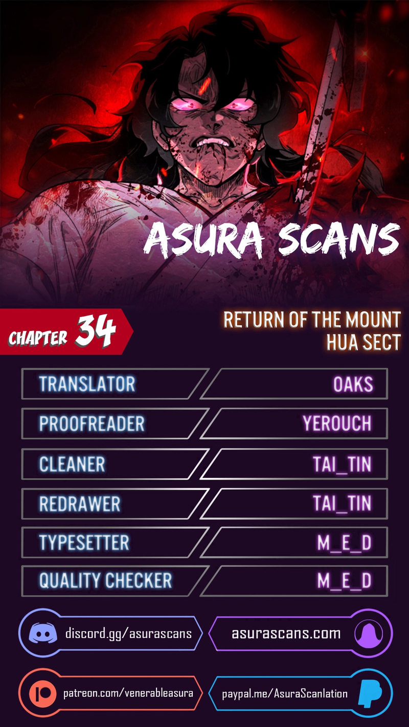 Return of the Mount Hua Sect - Chapter 34 Page 1