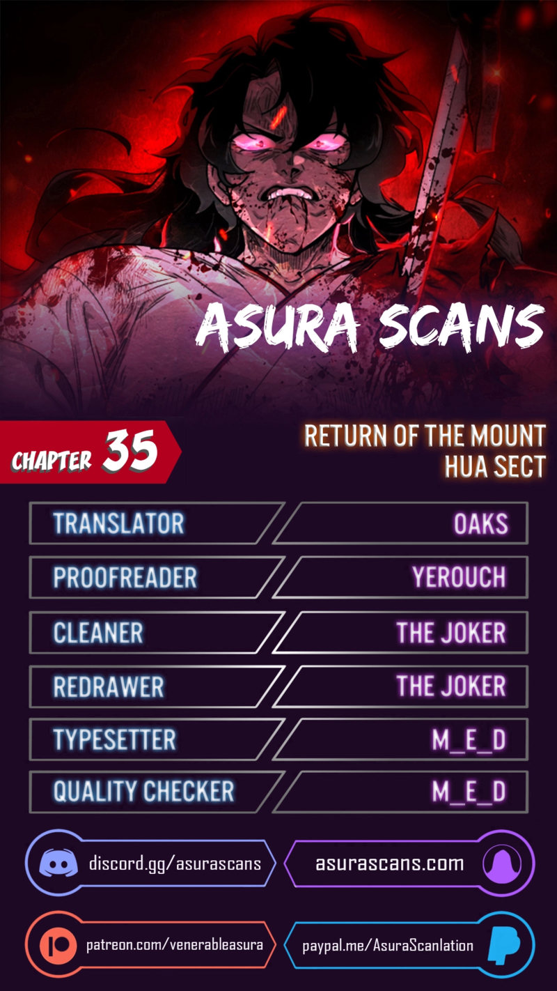 Return of the Mount Hua Sect - Chapter 35 Page 1