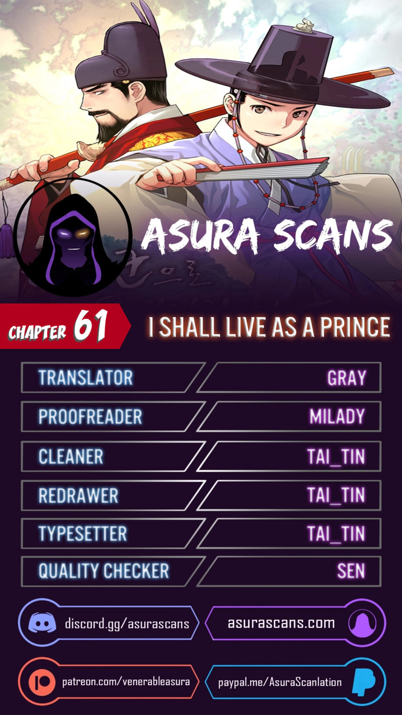 I Shall Live as a Prince - Chapter 61 Page 1