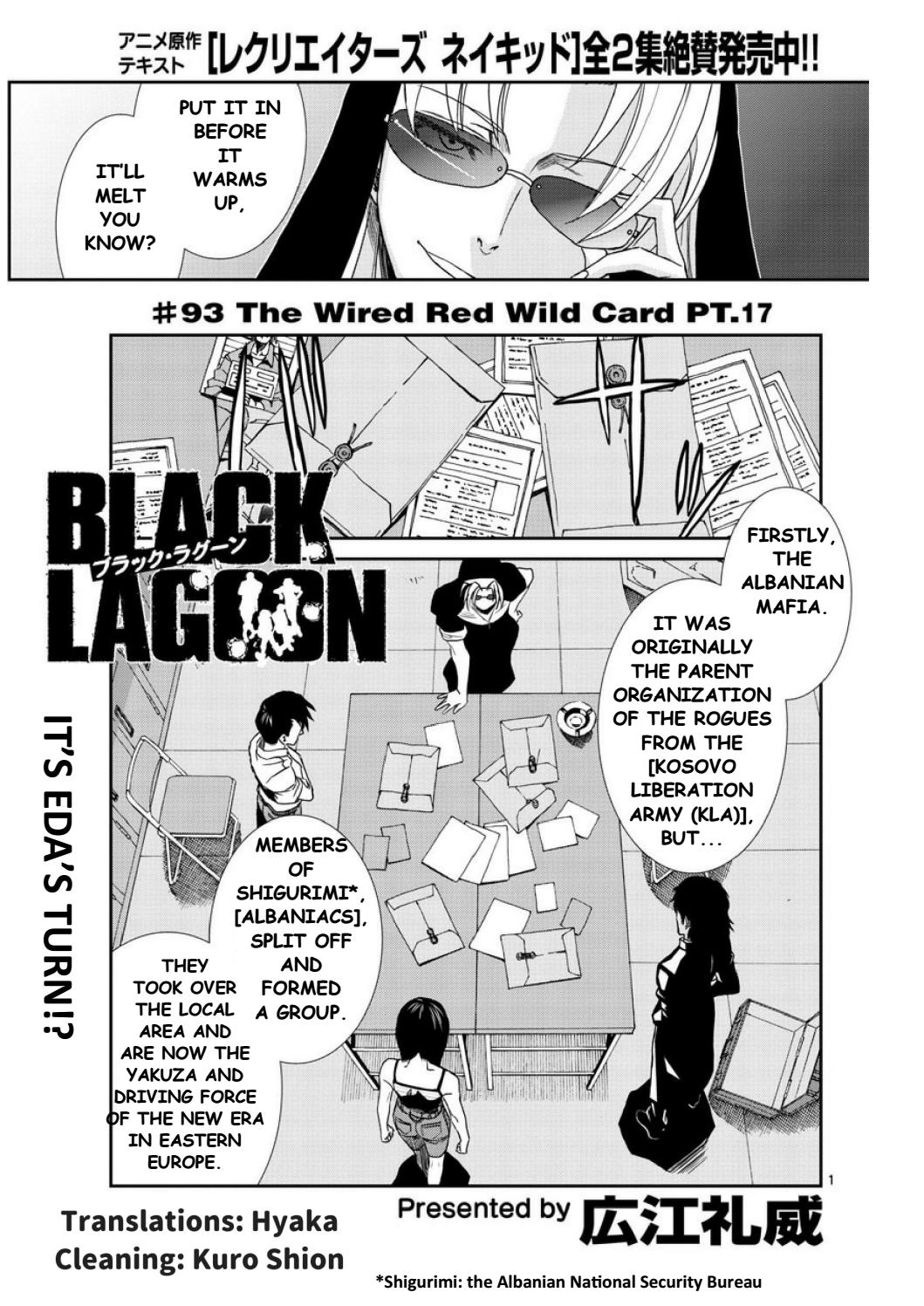 Black Lagoon - Chapter 93 Page 1