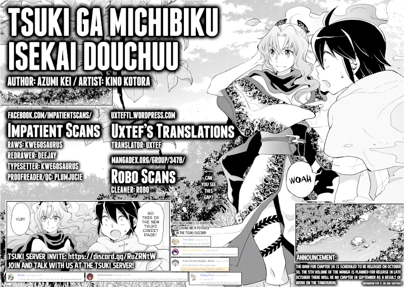 Tsuki ga Michibiku Isekai Douchuu - Chapter 35 Page 2