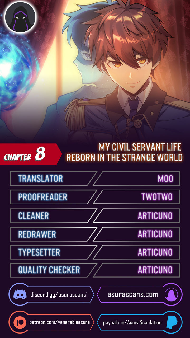 My Civil Servant Life Reborn in the Strange World - Chapter 8 Page 1