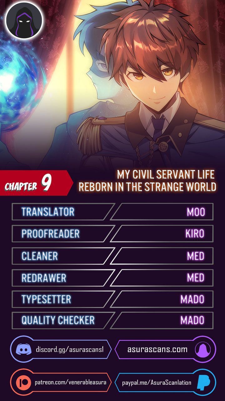 My Civil Servant Life Reborn in the Strange World - Chapter 9 Page 1