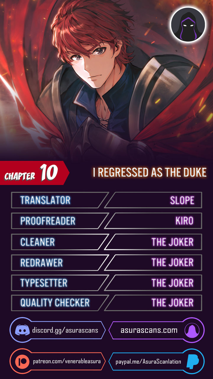I Regressed As The Duke - Chapter 10 Page 1