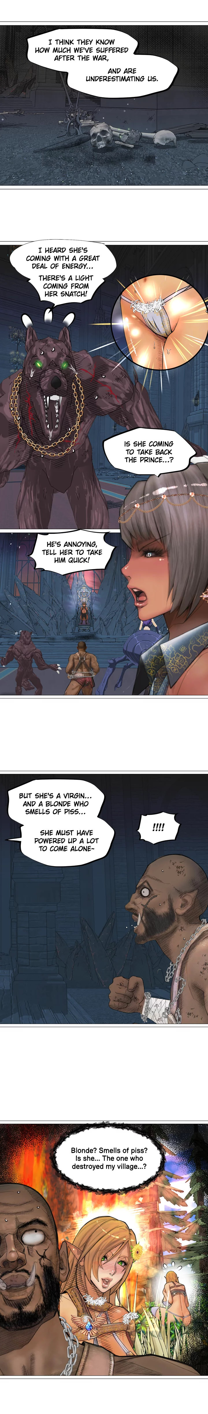The DARK ELF QUEEN and the SLAVE ORC - Chapter 10 Page 6
