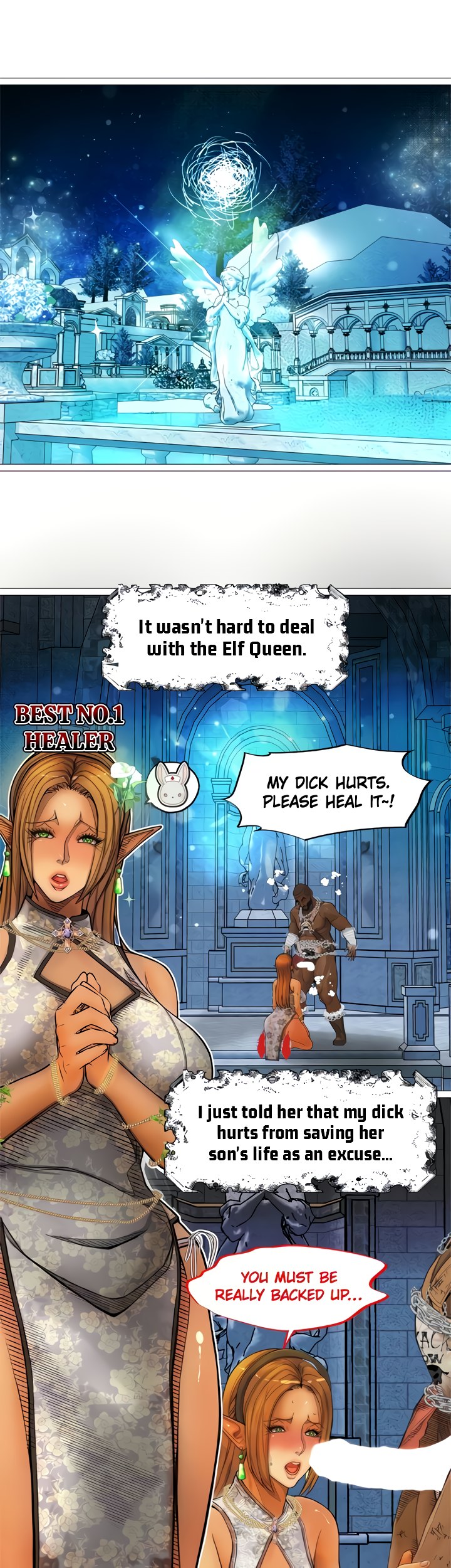 The DARK ELF QUEEN and the SLAVE ORC - Chapter 30 Page 8