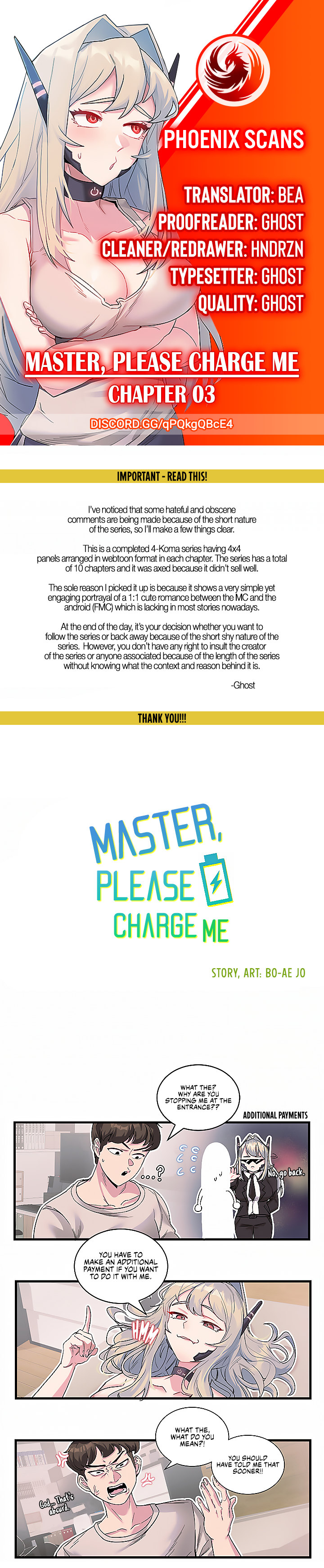 Master, Please Charge Me - Chapter 3 Page 1