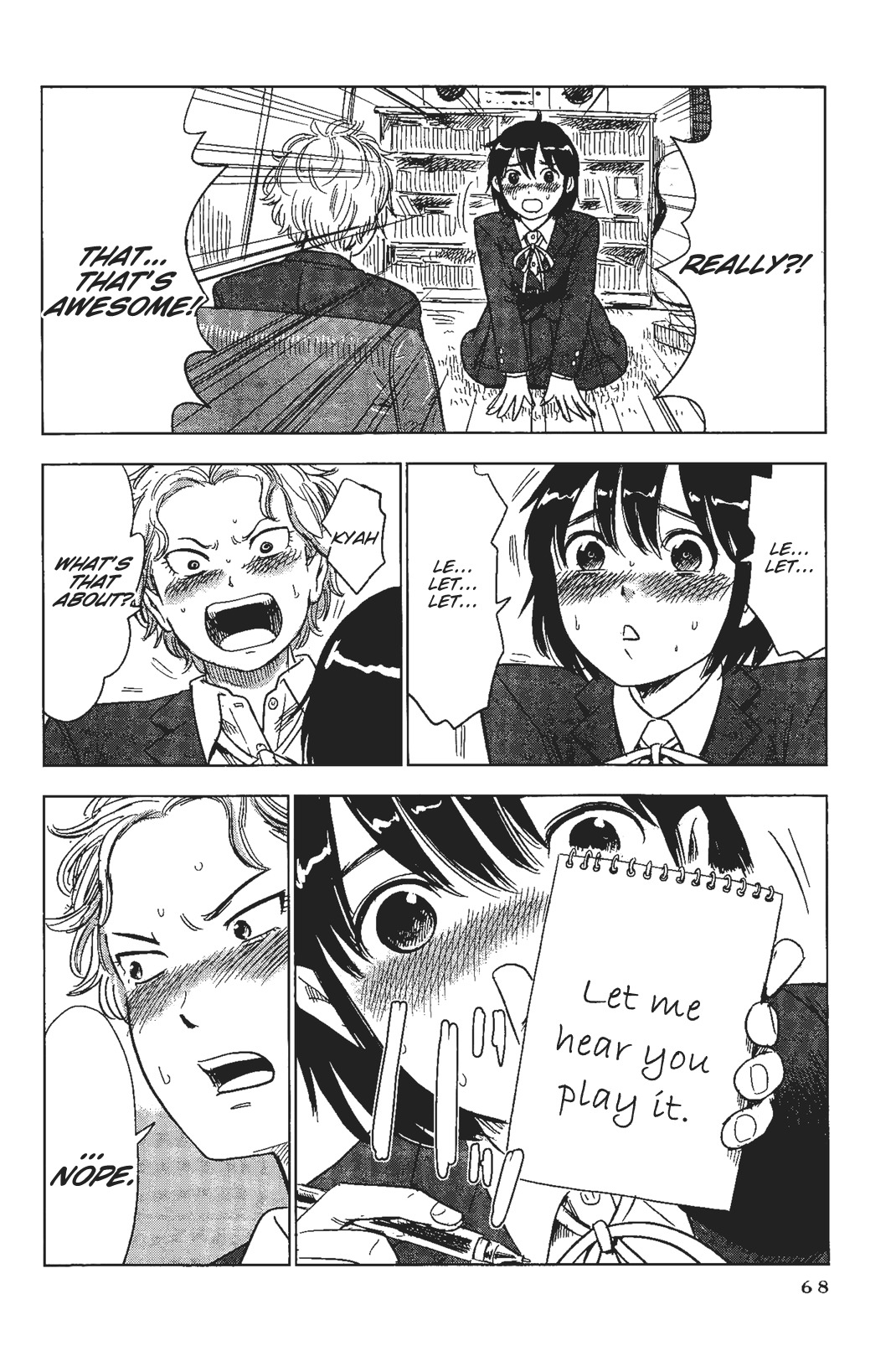 Shino-chan wa Jibun no Namae ga Ienai - Chapter 4 Page 12
