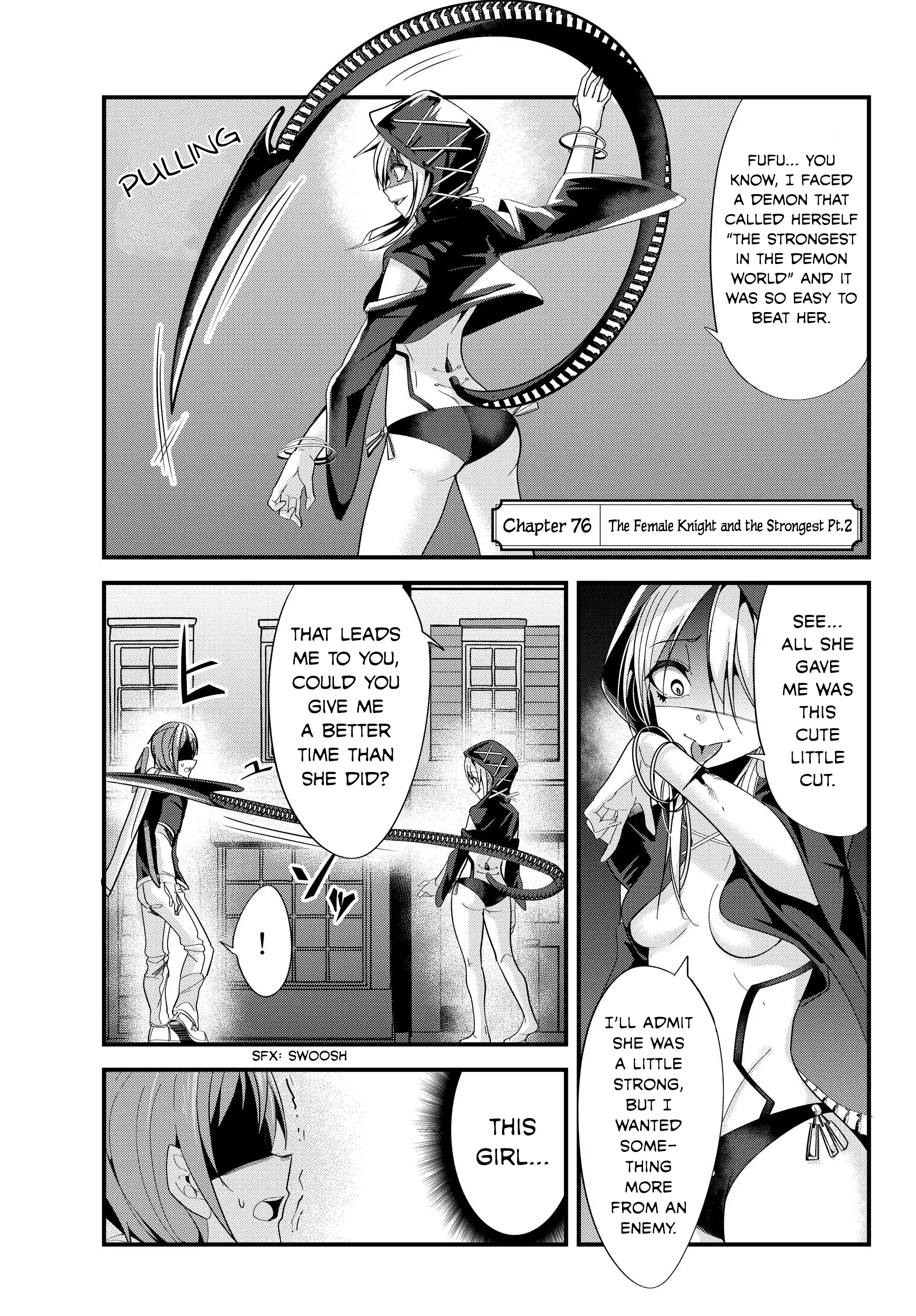 A Story About Treating a Female Knight, Who Has Never Been Treated as a Woman, as a Woman - Chapter 76 Page 1