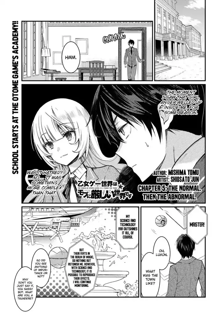 Otome Game Sekai wa Mob ni Kibishii Sekai desu - Chapter 5 Page 2
